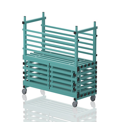 Sport-Thieme Schappenwagen 'Kombi' by Vendiplas, Aqua