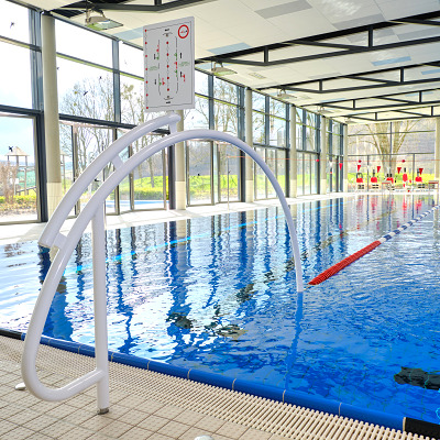 Sport-Thieme Zwemweg "Competition", 50 m, Zonder grondbussen, met adapter voor 40 mm grondbussen