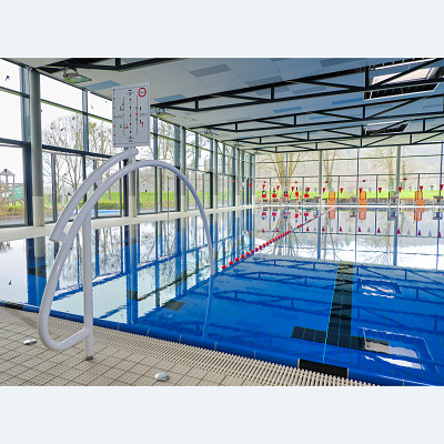 Sport-Thieme Zwemweg "Scheidingslijn", 25 m, met adapter voor 40 mm grondbussen, Buitenbad