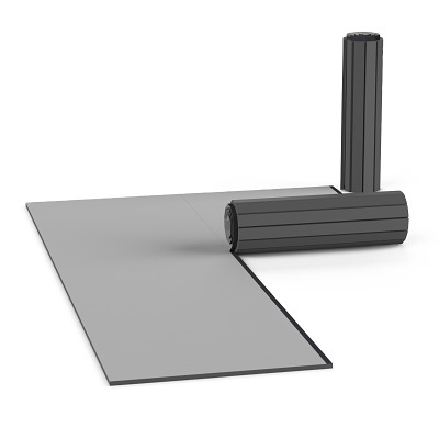 Dollamur Rolmat "Smooth", Flexi-Roll, 6 m, Light-Gray