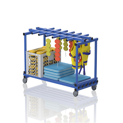 Sport-Thieme Schappenwagen 'Combi flat' by Vendiplas, Blauw