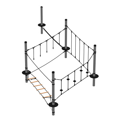 Huck Seiltechnik Vario-klimparkset "Slackline