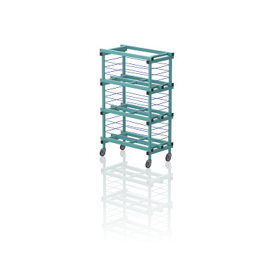 Sport-Thieme Ballenwagen met wielen by Vendiplas, Aqua