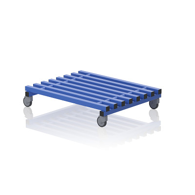 Sport-Thieme Transportplatform met wielen by Vendiplas, Blauw
