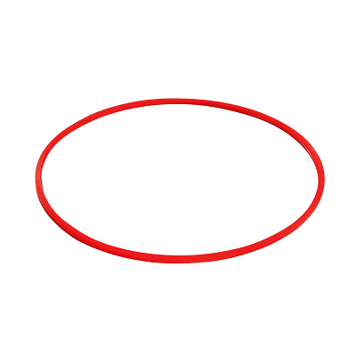 Sport-Thieme Dance Hoop, Rood, 140 g