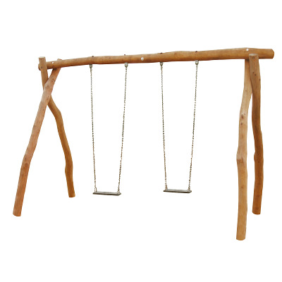 Baumann+Trapp Dubbele schommel "Robinie", incl. schommelzitjes, Zonder stalen anker, 250 cm