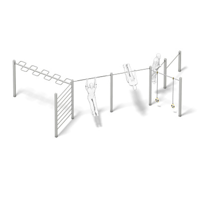 Playparc Calisthenics-toestel 4FCIRCLE "Enterprise