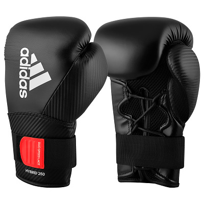 Adidas Bokshandschoenen "Hybrid 250 Duo Lace", 12 oz