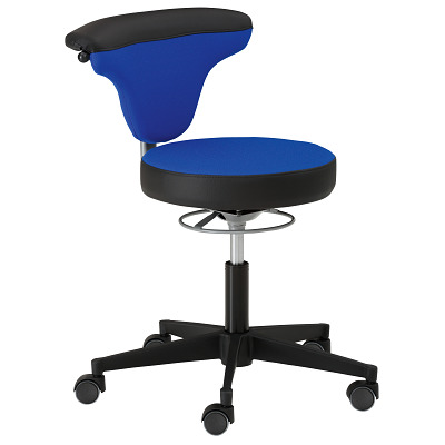 Mayer Draaistoel "Torro", Donkerblauw-zwart