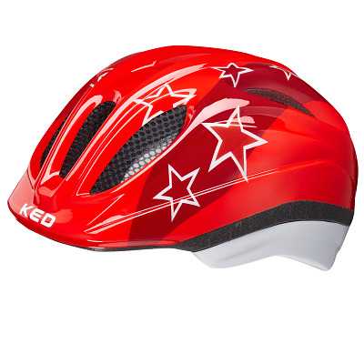 KED Fietshelm "Meggy II", Maat XS, Red Stars