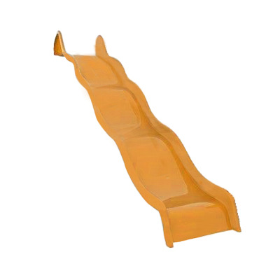 Golvende glijbaan "Wide", 280 cm, Meloengeel