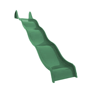 Golvende glijbaan "Wide", 280 cm, Groen