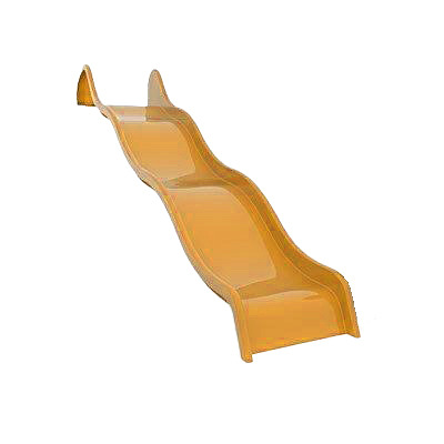 Golvende glijbaan "Wide", 200 cm, Meloengeel