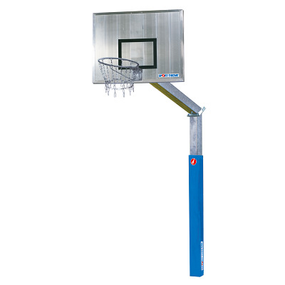 Sport-Thieme Basketbalinstallatie "Fair Play 2.0" met Kettingnet, Ring "Outdoor