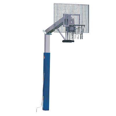 Sport-Thieme Basketbalinstallatie "Fair Play Silent 2.0" met hoogteverstelling, Ring "Outdoor", 120x90 cm