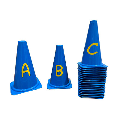 Sport-Thieme Markeringskegel-set "Tekens", Letters A-Z