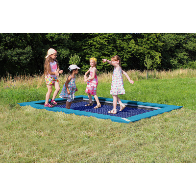 Hally-Gally Bodemtrampoline "2000 Mini", Lichtblauw, Blauw