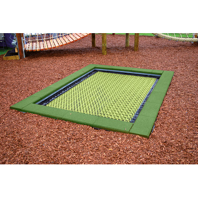 Hally-Gally Bodemtrampoline "2000", Lichtgroen, Neon-groen