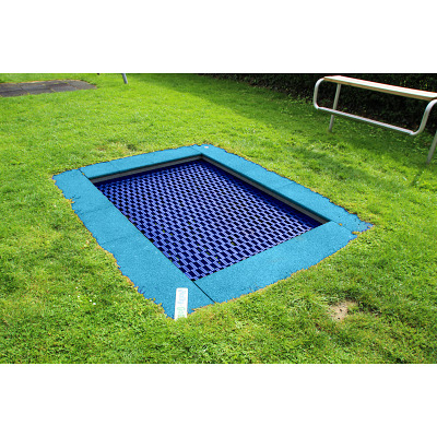 Hally-Gally Bodemtrampoline "2012", Lichtblauw, Blauw