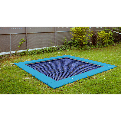 Hally-Gally Bodemtrampoline "2017", Lichtblauw, Blauw
