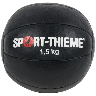 Sport-Thieme Medicinebal  "Zwart", 19 cm