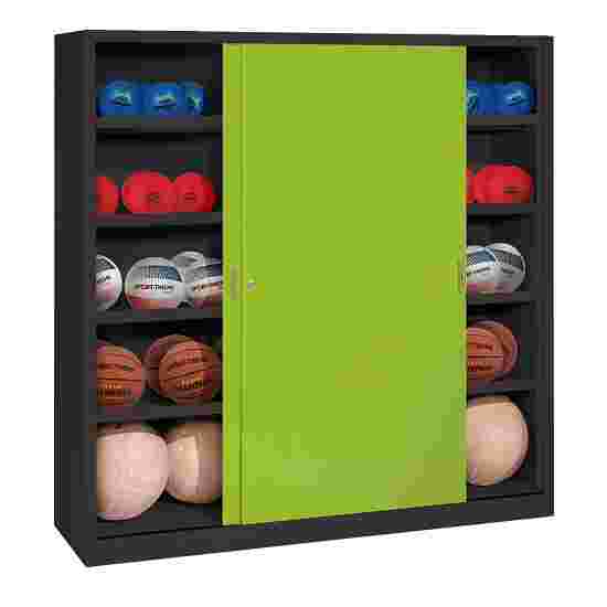 C+P Ballenkast Viridiaangroen (RDS 110 80 60), Antraciet (RAL 7021), Afzonderlijk slot per kast