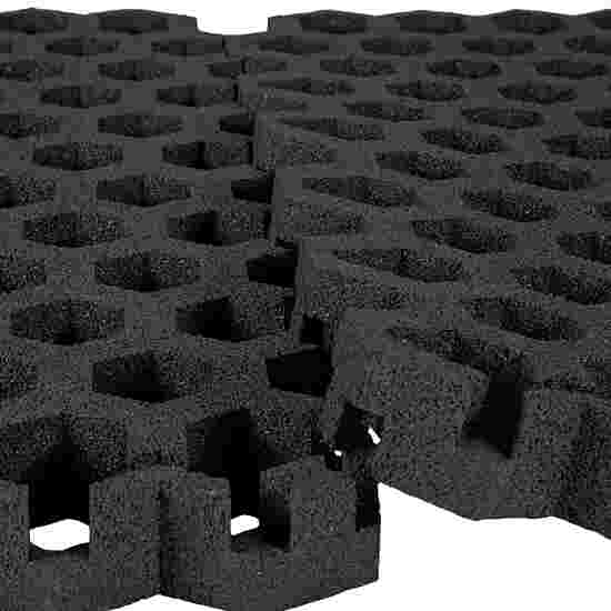 Gum-tech Grasrooster &quot;Hexagon&quot; 6,5 cm, Zwart