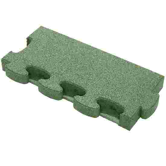 Gum-tech Randstuk &quot;recht&quot; voor valbeveiligingsplaten 6 cm, Groen