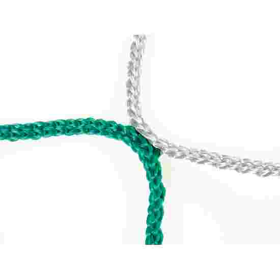 Knopenloos Herenvoetbaldoelnet 750x250 cm Groen-wit
