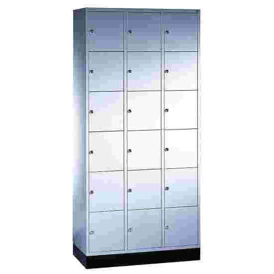 Sluitvakkast &quot;S 4000 Intro&quot; (6 vakken boven elkaar) 195x92x49 cm/ 18 vakken, Lichtgrijs (RAL 7035)