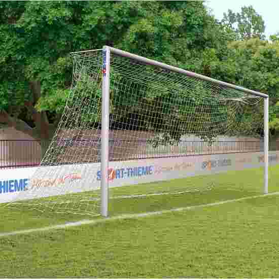 Sport-Thieme Aluminium Voetbaldoel, 7,32 x 2,44m, geschroefde verstekverbinding, in grondbussen staand Mat zilver geanodiseerd