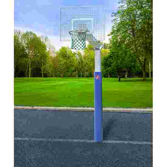 Sport-Thieme Basketbalinstallatie &quot;Fair Play Silent 2.0&quot; met Hercules-net Ring "Outdoor" neerklappend, 120x90 cm