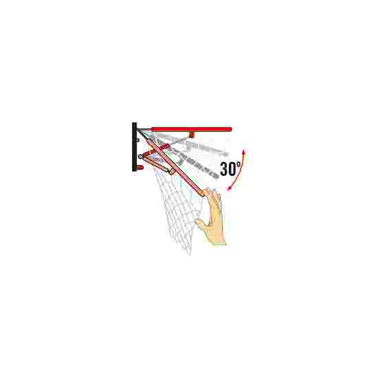 Sport-Thieme Basketbalring &quot;Premium&quot;, Neerklapbaar Neerklapbaar vanaf 35 kg, Zonder anti-wip net