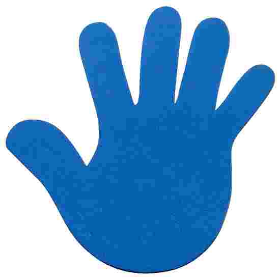 Sport-Thieme Bodemmarkering Hand, 18 cm, Blauw