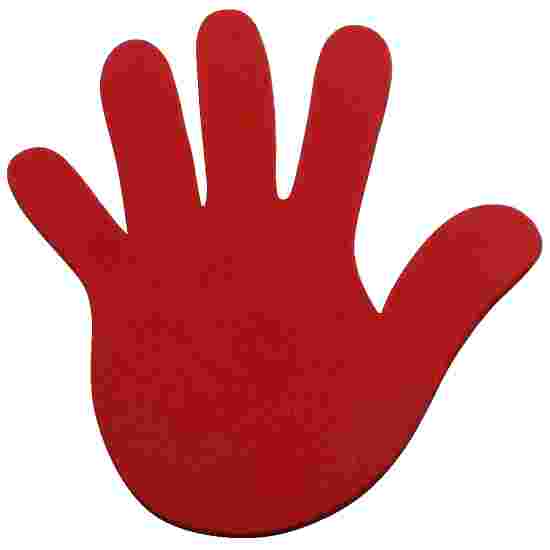 Sport-Thieme Bodemmarkering Hand, 18 cm, Rood