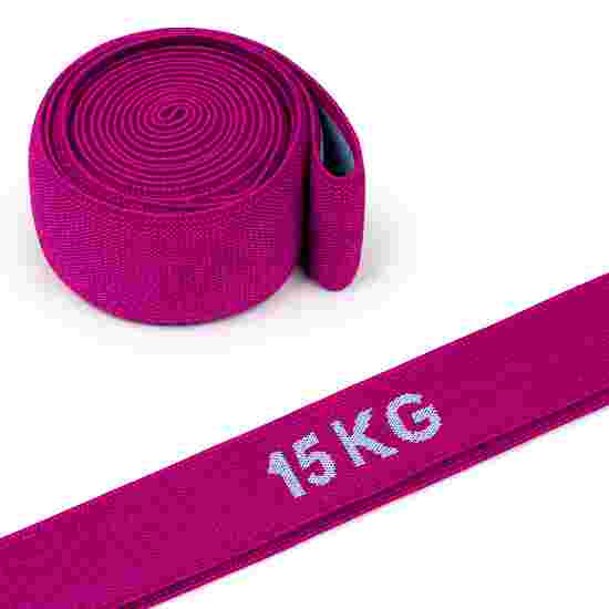 Sport-Thieme Elastiekband &quot;Ring&quot;, Textiel 15 kg, Paars-Grijs