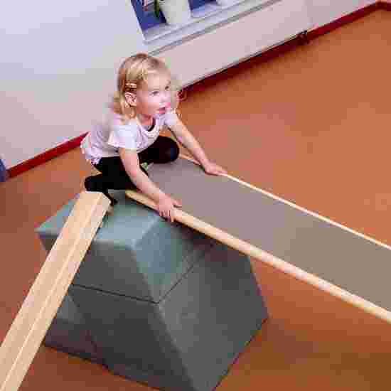 Sport-Thieme Lüne-Combinato-element &quot;Plank met blokken en geribbeld rubber&quot;