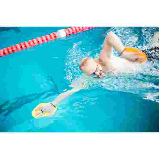 Sport-Thieme Swim-Power Paddles Maat M, 21x18 cm, geel