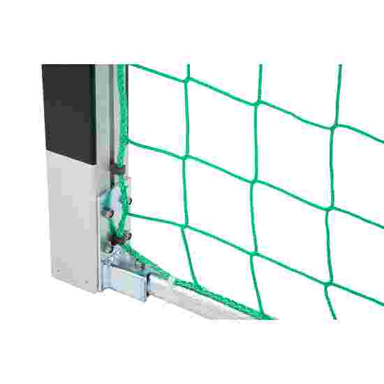 Sport-Thieme Zaalhandbaldoel 3x2 m, vrijstaand met gepatenteerde hoekverbinding Met inklapbare netbeugels, Zwart-zilver