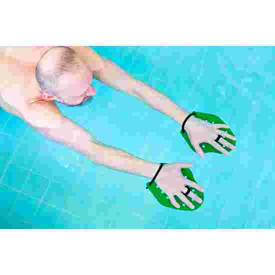 Sport-Thieme Zwempeddels &quot;Swim-Power&quot; Maat S, 19x16 cm, groen
