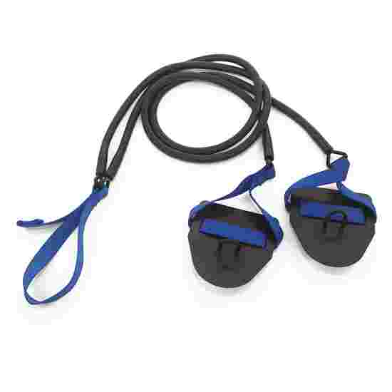 StrechCordz Trekkabel met handpaddles Blauw, treksterkte 6,3-15,4 kg