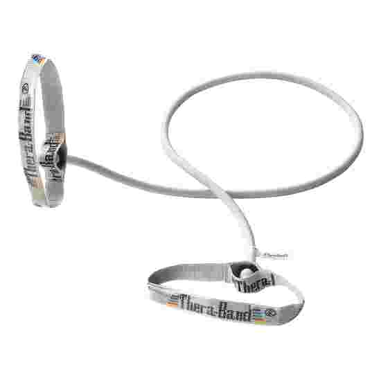 TheraBand Fitness-Tube &quot;Bodytrainer, 1,4 m met handgrepen&quot; Zilver, ultra sterk