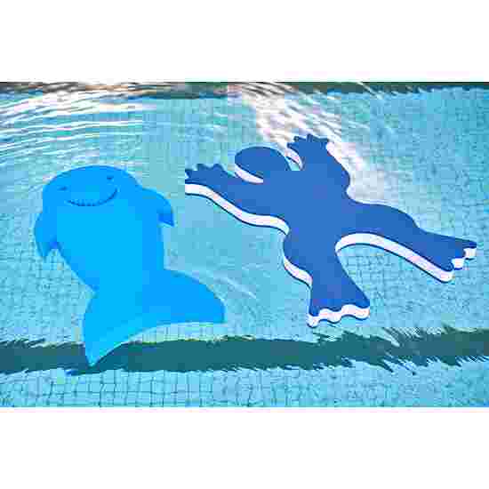 Zwemvlot-set 'Kikker' en 'haai'