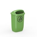 Afvalbak volgens DIN 30713 Standaard, Groen