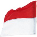 Sport-Thieme Vlag  voor grenspaal tot ø 30 mm Rood-wit