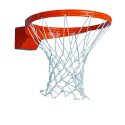 Sport-Thieme Basketbalring "Premium", Neerklapbaar Neerklapbaar vanaf 75 kg, Zonder anti-wip net, Neerklapbaar vanaf 75 kg, Zonder anti-wip net