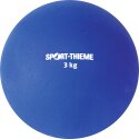 Sport-Thieme Trainings-Stootkogel "Kunststof" 3 kg, blauw, ø 121 mm
