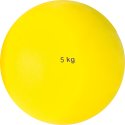 Sport-Thieme Trainings-Stootkogel "Kunststof" 5 kg, geel, ø 135 mm