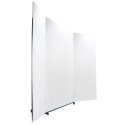 Seco Sign Verplaatsbare Correctie-Foliespiegel 3-delig, vast spiegeloppervlak, 1,50/0,74/0,74x2,00 m