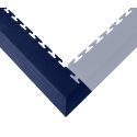 Ecotile Rand-/hoekstuk voor sportvloer Hoekstuk, Donkerblauw, 7 mm